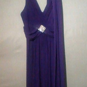 purple vintage dress